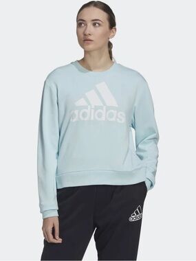 Adidas Essentials Logo Loose Sweatshirt NWT